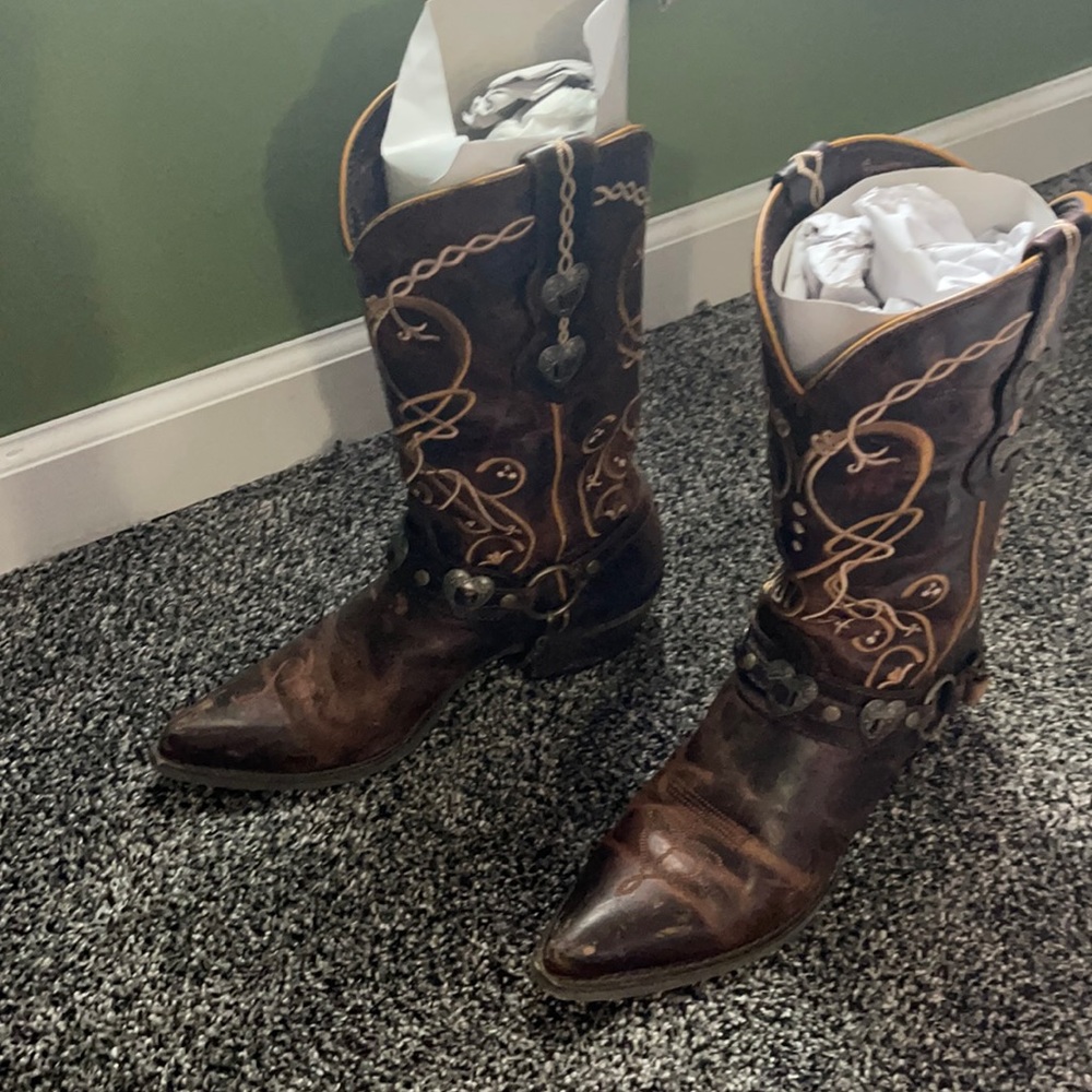 Crush by Durango - Heart Concho Western Boots